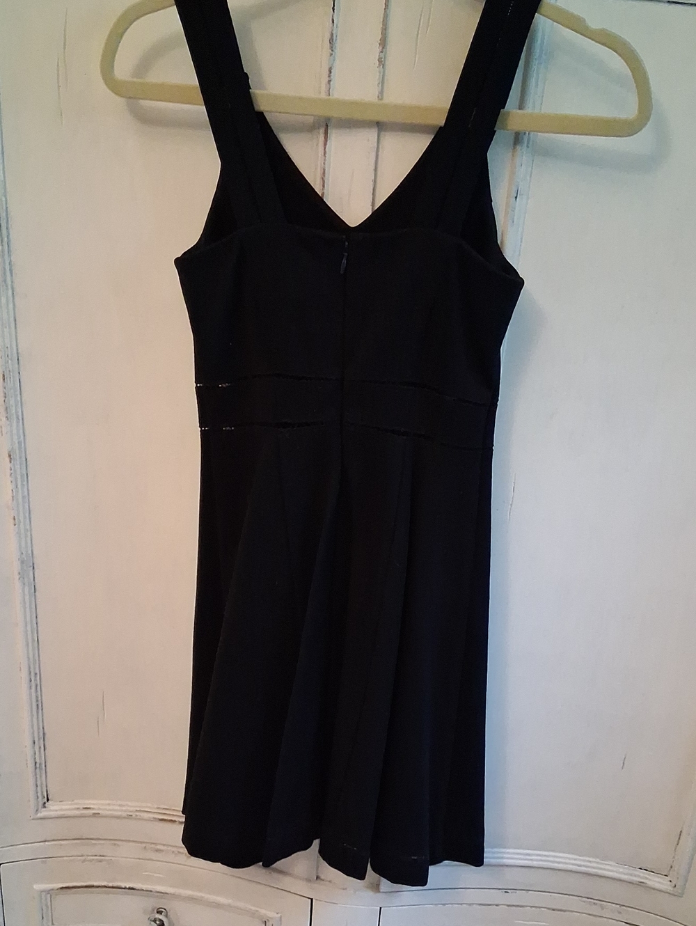 Bar III Black V-Neck Sleeveless  Dress - Picture 4 of 5